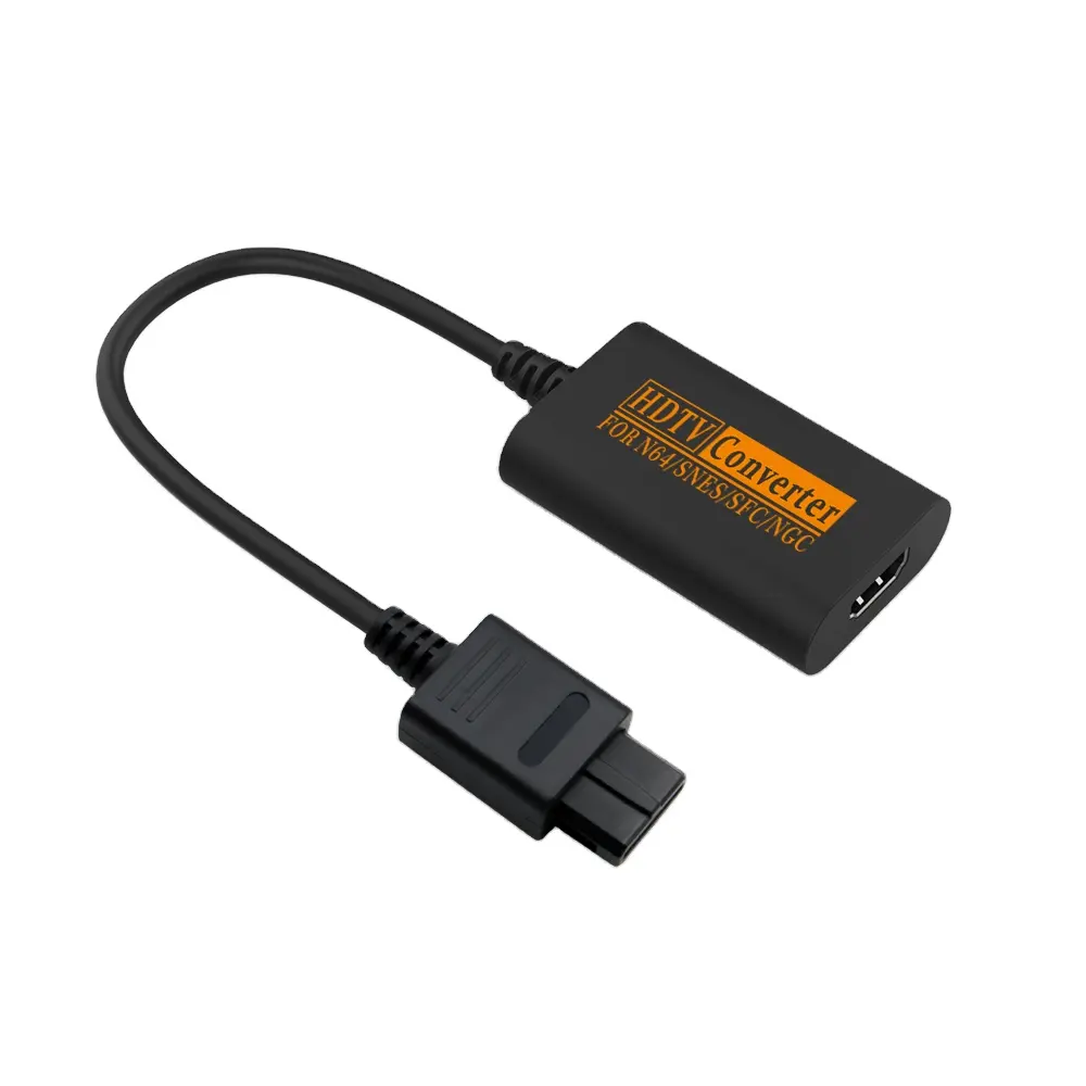 N64 Nintendo 64/SNES/Nintendo/SFC Gamecube Retro 1080 konsol HD kablosu için HDMI dönüştürücü Video oyunu P kompozit