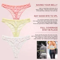 Sharicca String en dentelle et G String T Back 90% Polyamide et 10% élasthanne Tanga Sexy Sous-vêtements Culottes pour femmes