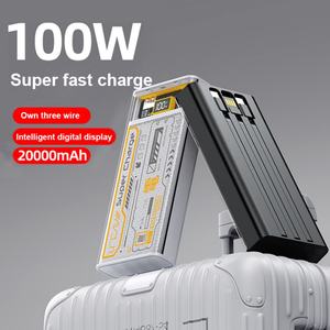 Batterie externe portable d'urgence à charge rapide pour extérieur 10000 mAh 20000 mAh, PD 22,5 W, personnalisable, idéale comme cadeau - Product Image 2