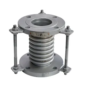 standard stainless steel bellow flanged metal large diameter ripple expansion joint production of china