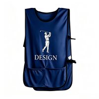 Chaleco de Golf con Logotipo Personalizado, Transpirable, de Secado Rápido, con Bolsillos, Uniforme para Actividades Grupales