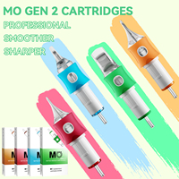 Kartrid Jarum Tato Premium Soft Membrane MO Gen 2 Perlengkapan Seni Tubuh Grosir OEM PMU Cartridge