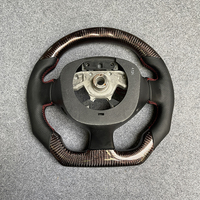 Volant LED en fibre de carbone avec fils rouges personnalisés pour Nissan 370Z Z34 JUKE et Infiniti FX35/37/50 QX70 – Amélioration des intérieurs