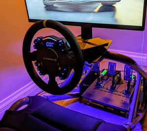 Volant de course et pédales <span class=keywords><strong>Cammus</strong></span> C12 <span class=keywords><strong>Direct</strong></span> <span class=keywords><strong>Drive</strong></span> Base Simulator pour jeux PC - Product Image 6