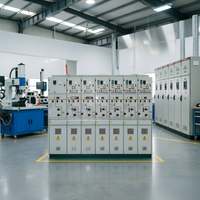 Solution personnalisée, système de distribution d'énergie intérieur modulaire en métal IP67 résistant aux intempéries, 12 kV, SF6, isolation au gaz, 630 A, VCB, LBS, RMU