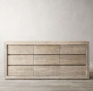 Armoire à seaux en bois massif de style rural américain, commode de chambre, simple, classique, pour villa, meubles personnalisables - Product Image 6