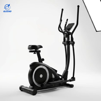 GLEEKO 302HA Elliptique Magnétique Silencieux pour la Maison, Machine d'Exercice Cardio pour Brûler les Graisses, Cross-Trainer 8 Vitesses avec Écran LCD, Faible Niveau de Bruit