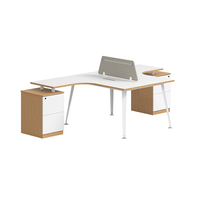 Prix de gros Table de bureau pour 4 personnes Bureau de poste de travail Mobilier de bureau Table de poste de travail modulaire pour bureau 4 places