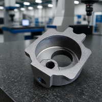 Support de boîtier en fonte ductile GGG50 usiné CNC de précision, pièces moulées sur mesure OEM pour machines industrielles