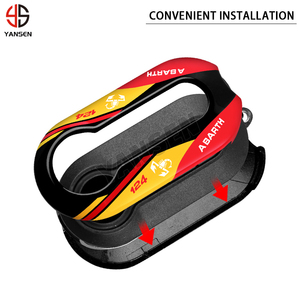 Custodia custodia custodia con chiave auto a 3 pulsanti per chiave <span class=keywords><strong>Fiat</strong></span> 500 <span class=keywords><strong>Panda</strong></span> Punto Bravo <span class=keywords><strong>accessori</strong></span> chiave - Product Image 5