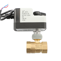Vanne de régulation à 2 lignes et 1 point JUNZHOU BV13, actionneur motorisé 12V 24V 110V 220V 230V, vanne à bille électrique DN15 20 25 32 40 50