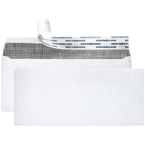 Custom <b>Printed</b> Business Window Envelope White <b>Paper</b> Wallet Document Mailer for Invoice and Shipping Label - Product Image 5