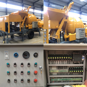 MINLEディーゼルコンクリートミキサー建设プロジェクト用ポンプ机械ディーゼルコンクリートミキサーおよび建物の家のためのポンプ机械 - Product Image 4