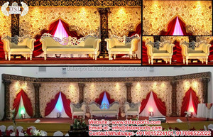 ฉากหลังโค้งหลากสีสำหรับพิธี Mehndi,ม่านโค้งทันสมัยสำหรับงานแต่งงาน Mehndi - Product Image 6