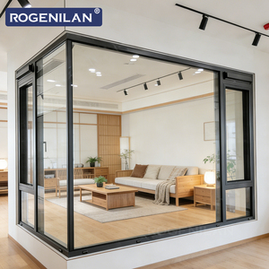 Fenêtres à battants <span class=keywords><strong>en</strong></span> aluminium sur mesure Rogenilan, insonorisées, double vitrage Low-E, avec moustiquaires - Product Image 5