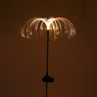 Lampes de jardin LED solaires en PVC IP65 en forme de méduse pour mariages en plein air, fêtes et utilisation en rue