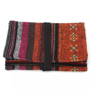 Borsa Porta Tabacco ed Erbe Aromatizzate con Porta Cartine e Fazzoletti, Custodia per Fasce, in Tessuto <span class=keywords><strong>Vintage</strong></span> - Product Image 3