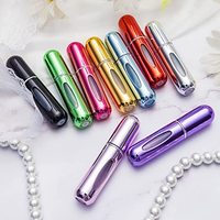Atomiseur de parfum portable 5ml 10ml, mini flacon de voyage rechargeable vide avec pompe à parfum