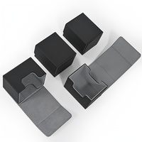 Boîte de rangement pour cartes MIO Commander en cuir PU, capacité 100+ cartes, pour les joueurs de jeux de cartes TCG