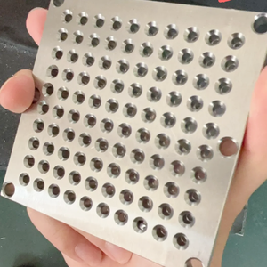 Discos Perforados de Acero Inoxidable 316L Cortados con Láser de 1,5 mm de Espesor para Soporte de Elementos Filtrantes y Placas de Tamizado - Product Image 3