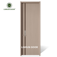 Porte intérieure en MDF finition étanche, design moderne personnalisé, insonorisée pour chambre, hôtel et villa, directement de l'usine