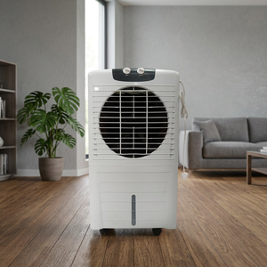 เครื่องทำความเย็นแบบพกพา TURBO 75L Desert Air Cooler ปรับทิศทางลมได้ 4 ทิศทาง ใช้ในบ้าน/โรงแรม พื้นที่ทำความเย็น 550 ตร.ฟุต ถังน้ำ 75 ลิตร รับประกัน 1 ปี - Product Image 2