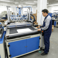Máquina de fabricación de cajas de tapa dura de fácil operación, máquina de fabricación de cajas de una sola estación, máquina para hacer bandejas de papel para sombras de ojos
