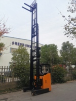 Chariot élévateur électrique 48V, type assis, capacité 3000 kg, entraînement AC, faible bruit 75 dB, pour rayonnage d'entrepôt CQDE30
