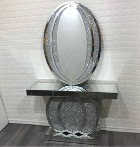 Espejo de pared de diamante triturado Muebles Decoración para el hogar Arte de la pared Espejos Spiegels Muebles Meubles Mobles - Product Image 5