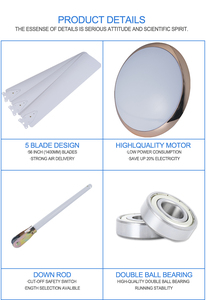 Ghana Ấn Độ cromptonal cromptona Hào Quang loại chất lượng cao 56 inch 1400 Mét Công Nghiệp AC Quạt trần sang trọng với 3 lưỡi nhôm - Product Image 5