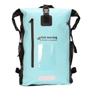 25L zaino impermeabile borsa asciutta per le donne degli uomini a secco sacco impermeabile Roll Top Bag per il kayak canoa canottaggio campeggio escursioni - Product Image 1