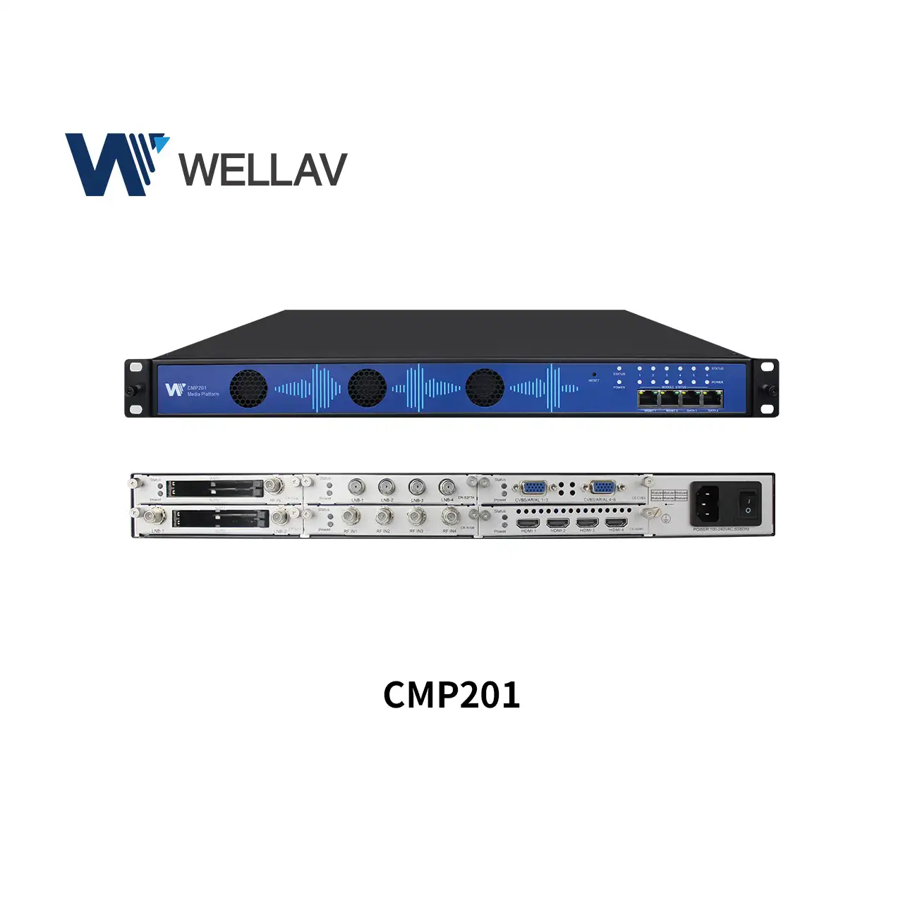 CMP201 24ch DVB-S2 CI-Empfänger für IPTV-System