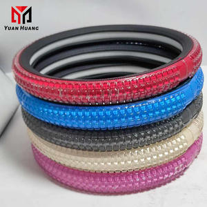 JQ535 Perles de silicone colorées <span class=keywords><strong>Couvre</strong></span> <span class=keywords><strong>volant</strong></span> 15 pouces/38 <span class=keywords><strong>CM</strong></span> <span class=keywords><strong>Couvre</strong></span> <span class=keywords><strong>volant</strong></span> universel - Product Image 3