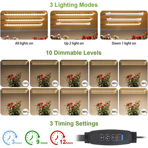 Luz <span class=keywords><strong>LED</strong></span> Inteligente de 3500K para Plantas, Espectro Completo, para Cultivo en Interiores, Terrarios, Violetas y Orquídeas, con USB - Product Image 3