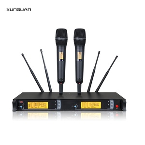 SKM9000 سعر جيد UHF نظام 2CH معدن محمول باليد للمؤتمرات/الغناء/الكاريوكي - Product Image 1