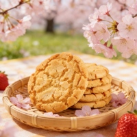 Pâtisserie Traditionnelle Chinoise Personnalisée OEM/ODM avec Logo – Croustille de Pêche au Beurre pour le Petit-Déjeuner et les Moments de Détente – Fournisseur d'Usine