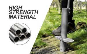 Tulip Pro Lawn Sod Bulb Planting Handle Flower Planter Grass Plugger Tool Garden Weasel <span class=keywords><strong>Hole</strong></span> <span class=keywords><strong>Digger</strong></span> Proplugger per piante - Product Image 4