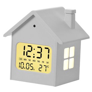 Nouvelle promotion : Horloge numérique de chevet design mignon avec alarme, calendrier et veilleuse, idéale comme cadeau pour adolescente - Product Image 1