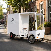 Tricycle de livraison électrique commercial standard européen à 3 ou 4 roues, homologué CE, pour la logistique urbaine et la livraison de marchandises sur le dernier kilomètre