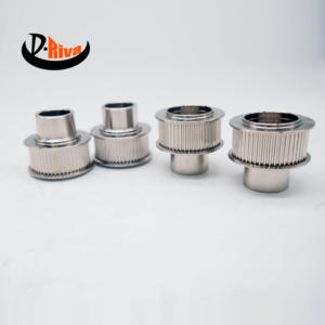 Poleas de transmisión de aluminio con orificio terminado de rendimiento eficiente OEM y STL AK BK para industrias de maquinaria - Product Image 6