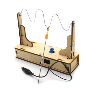 Kit de experimentos de física de madera para niños, juguete educativo STEM de ciencia, modelo de forma geométrica de control manual, 7-9 años - Product Image 2