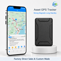 Traceur GPS 4G LTE 2G GSM Mini Magnétique à Piles Sèches pour Actifs, Étanche, Longue Autonomie, Stockage Cloud, pour Conteneurs, Camions et Remorques