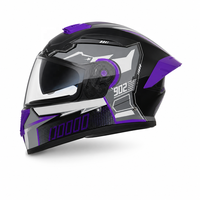 Casque de moto intégral ABS 3C/DOT 902-A Star Flash avec double visière, personnalisé, directement d'usine, nouveau modèle 2026 pour le commerce extérieur