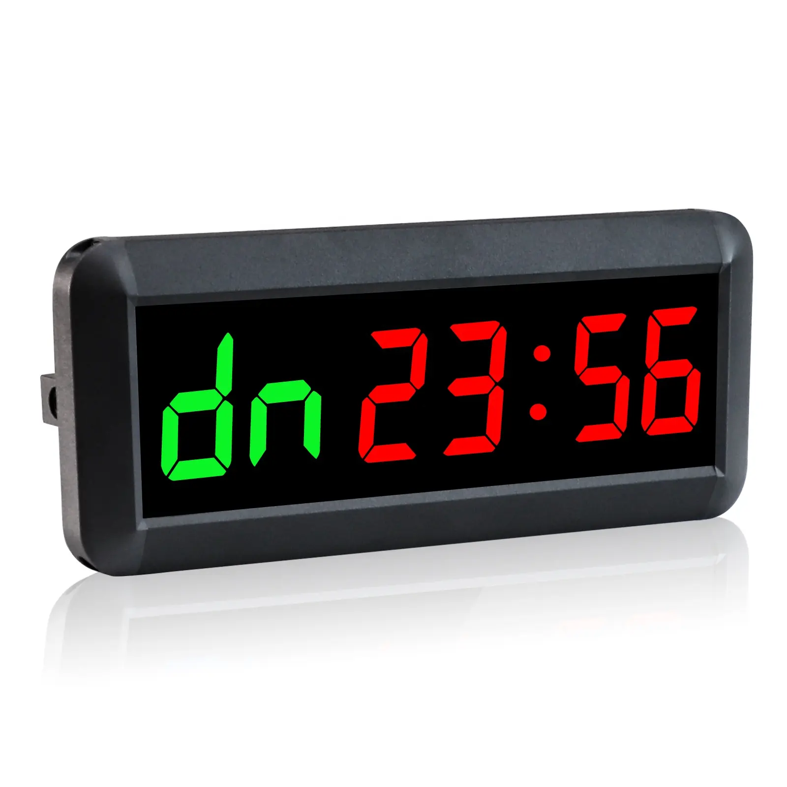 Customization 1.5 Inch Classic Digital Wall Clock LED Black Portable Countdown Gym Timer
