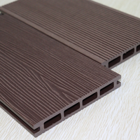 Plancher de terrasse en WPC extrudé à emboîtement 3D, imitation bois, écologique, imperméable, résistant au feu et aux UV, pour extérieur, garantie 15 ans