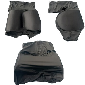 Cintura adelgazante abotonada cintura barriga entrenador Shapewear bragas acolchadas pantalones cortos ajustados moldeador de cuerpo con almohadillas para glúteos y caderas mujeres - Product Image 1