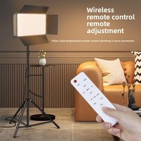 Nouvelle lampe vidéo LED RGB carrée Huie de 10 pouces avec télécommande 220V, lumière d'appoint personnalisable pour les créateurs de contenu