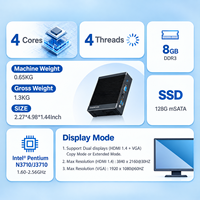 Pfsense Firewall Mini PC Industriel In-tel J4105/J3710 4*Intel I226 LAN 2* 1*RS232 Module 4G OPNSense Ubuntu OpenWrt Centos