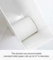 Support de papier toilette Home Plate, organisateur de rangement pour salle de bain, distributeur en acier, capacité de 8 à 12 rouleaux de papier toilette