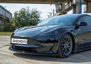 Kit de Carrocería para Tesla Model 3 2017-2020, Actualización a <span class=keywords><strong>Max</strong></span>, Incluye Labio Delantero, Difusor Trasero, Alerón y Faldones Laterales - Product Image 3